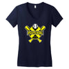 apocalypse baseball Women's V-Neck T-Shirt