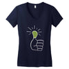green thumb Women's V-Neck T-Shirt