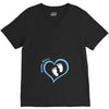 Custom baby boy name maternity design V-Neck Tee