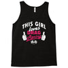 this girl loves drag racing Tank Top