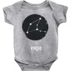 Virgo Zodiac Sign Minimal Design Baby Bodysuit