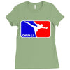 chunli nba style Ladies Fitted T-Shirt