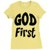 god first Ladies Fitted T-Shirt