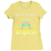 speech therapist needs wine therapy too Ladies Fitted T-Shirt