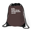 tribe called quest names Drawstring Bags