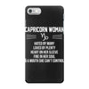 Capricorn Woman iPhone 7 Case