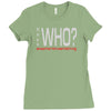says who wisemenknownothing Ladies Fitted T-Shirt