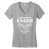 khabib the eagle Women's V-Neck T-Shirt