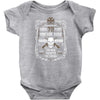 Aged 70 Years Vintage Dude Baby Onesie