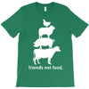 friends not food white T-Shirt