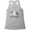 happy meowr Racerback Tank