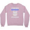 i stand with officer Crewneck Sweatshirt