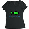 long beach Women's Triblend Scoop T-shirt