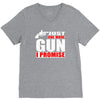just one more gun i promise V-Neck Tee