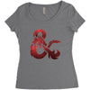 dungeons dragons Women's Triblend Scoop T-shirt