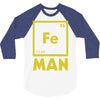 chemical element for iron man 3/4 Sleeve Shirt
