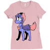 yorkie palette custom Ladies Fitted T-Shirt