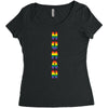 Human Women's Triblend Scoop T-shirt