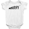 evolution of a fisherman angler mens fishing t shirt Baby Onesie