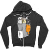 kittens in a pocket Zipper Hoodie