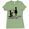will you love me Ladies Fitted T-Shirt