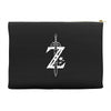 the legend of zelda - breath of the wild white logo Accessory Pouches