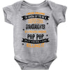Super Cool Granddaughter Of A Freaking Awesome Pop Pop Baby Onesie