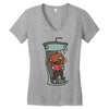 delicious aqua teens Women's V-Neck T-Shirt
