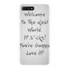 welcome to real world iPhone 7 Plus Case