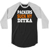 chicago bears tee packers can suck my ditka 3/4 Sleeve Shirt