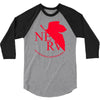 neon genesis evangelion anime nerv logo 3/4 Sleeve Shirt