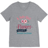 A July Girl Like A Flowers V-Neck Tee