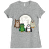 Monster porgs V1 Ladies Fitted T-Shirt