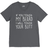 moustache touch my beard V-Neck Tee