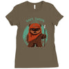 save ewoks Ladies Fitted T-Shirt