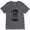 i can i will V-Neck Tee