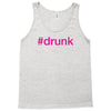 #drunk hashtag neon pink Tank Top