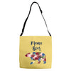 mama bear floral Adjustable Strap Totes