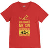 deformed jesus V-Neck Tee