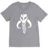 mandalorian symbol star wars tee boba fett bantha skull jedi sith V-Neck Tee