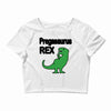 pregasaurus rex Crop Top