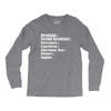 hobbit meals Long Sleeve Shirts