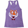 tiger bow tie Racerback Tank