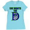 she wants the d seattle Ladies Fitted T-Shirt