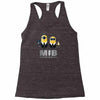 despicable me minions men in black Racerback Tank