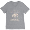 weihnachten landwirt V-Neck Tee
