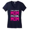 i'm not a regular mom cool Women's V-Neck T-Shirt