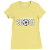 soccer mom rhinestone Ladies Fitted T-Shirt