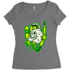 astronot Women's Triblend Scoop T-shirt
