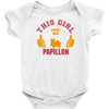 This Girl Loves Her Papillon Baby Onesie